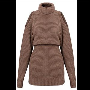 Turtle Neck Sweater Dress